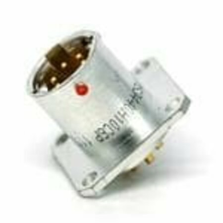 DEUTSCH Mil Series Connector, 6 Contact(S), Carbon Steel, Male, Solder Terminal, Receptacle MS3440H10C6P